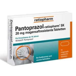 PANTOPRAZOL-ratiopharm SK 20 mg magensaftres.Tabl.