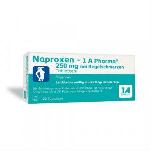 NAPROXEN-1A Pharma 250 mg b.Regelschmerzen Tabl.